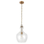 Suspension Verona 11 large avec abat-jour en verre - 11 large