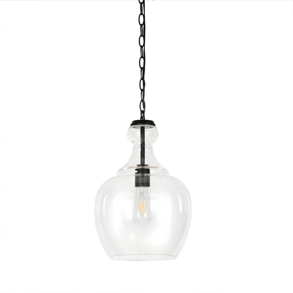 Suspension Verona 11 large avec abat-jour en verre - 11 large