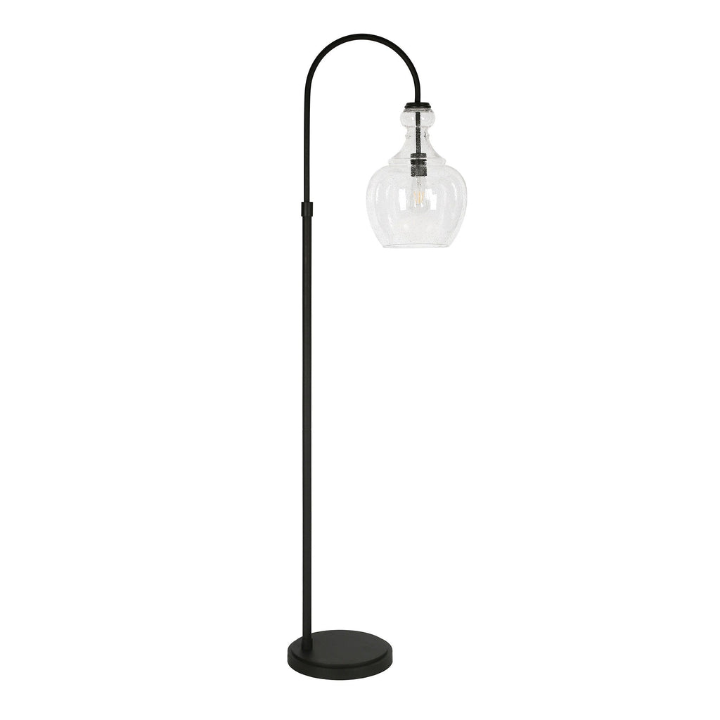 Lampadaire Verona Arc avec abat-jour en verre