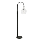 Lampadaire Verona Arc avec abat-jour en verre