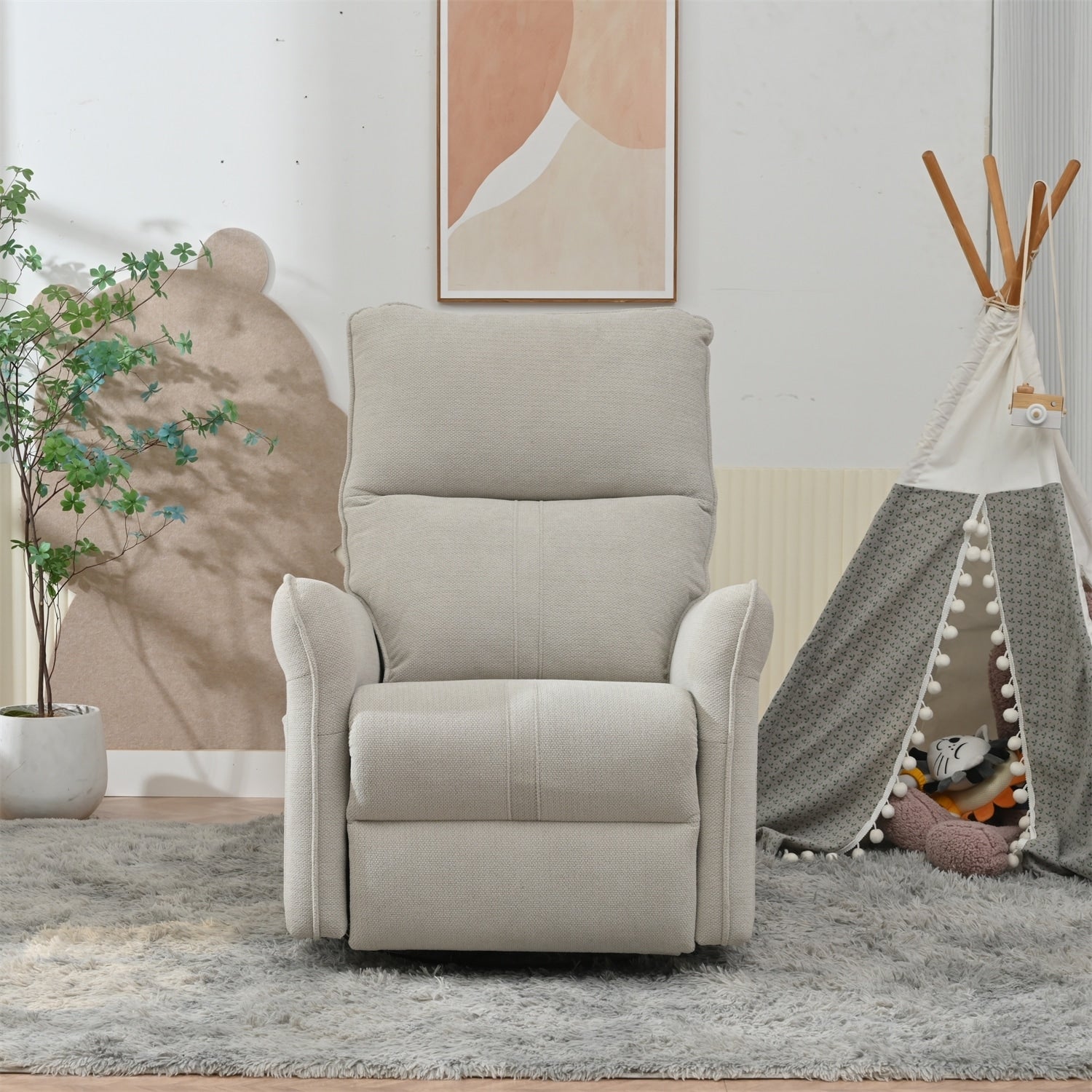 Fauteuil inclinable pivotant et à bascule polyvalent pour différents réglages