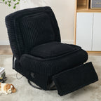 Canapé inclinable polyvalent en velours côtelé pour la détente et le confort