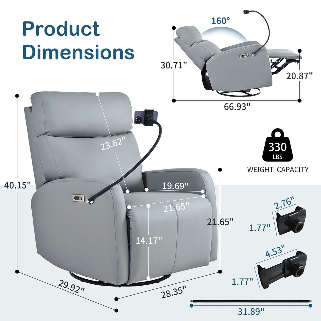 Fauteuil inclinable électrique polyvalent avec fonctions multiples