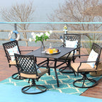 Ensemble de salle à manger d'extérieur Viewmont 5 pièces par Havenside Home