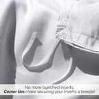 Parure de lit 3 pièces ultra douce Vilano Comfort Premium
