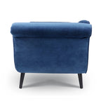 Chaise longue vintage avec accoudoirs en volutes par Christopher Knight Home