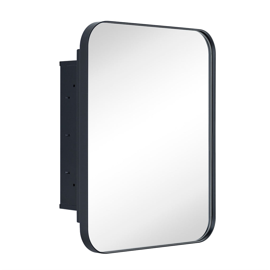 Armoire à pharmacie encastrée TEHOME WH avec miroir et étagères réglables