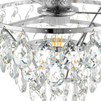 Petit plafonnier en cristal WINGBO, mini plafonnier semi-encastré... - N/A