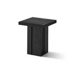 Table basse carrée en bois massif Modrest