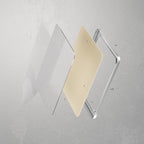 Miroir mural de salle de bain avec coin arrondi (1 pièce)