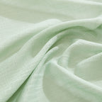 HLC.me Linda Rideaux semi-transparents texturés en faux lin avec passe-tringle, 2 panneaux