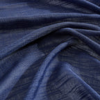 HLC.me Linda Rideaux semi-transparents texturés en faux lin avec passe-tringle, 2 panneaux