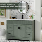 Ensemble de meuble-lavabo Wavy Line 30/36/48 avec lavabo et robinet