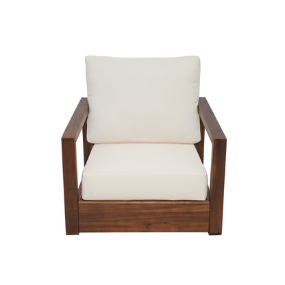 Ensemble de salon de jardin Westchester 4 pièces en acacia par Christopher Knight Home