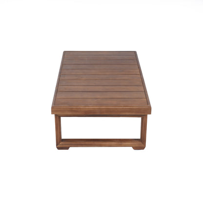 Ensemble de salon de jardin Westchester 4 pièces en acacia par Christopher Knight Home