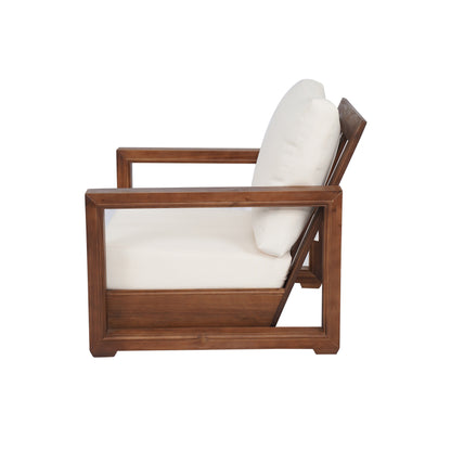 Ensemble de salon de jardin Westchester 4 pièces en acacia par Christopher Knight Home