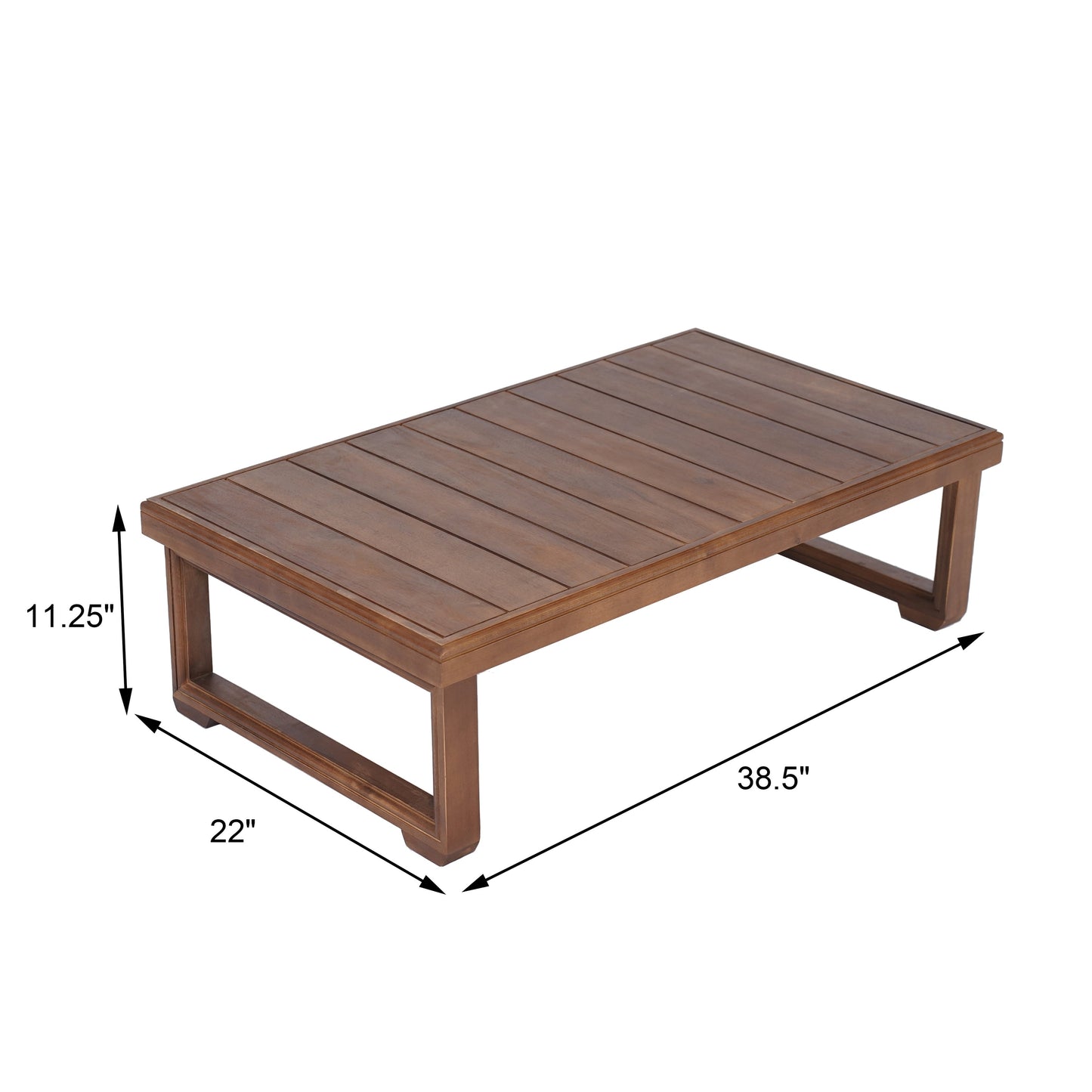 Ensemble de salon de jardin Westchester 4 pièces en acacia par Christopher Knight Home