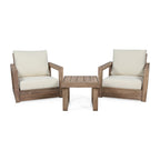 Ensemble de chat en bois d'acacia Westchester par Christopher Knight Home