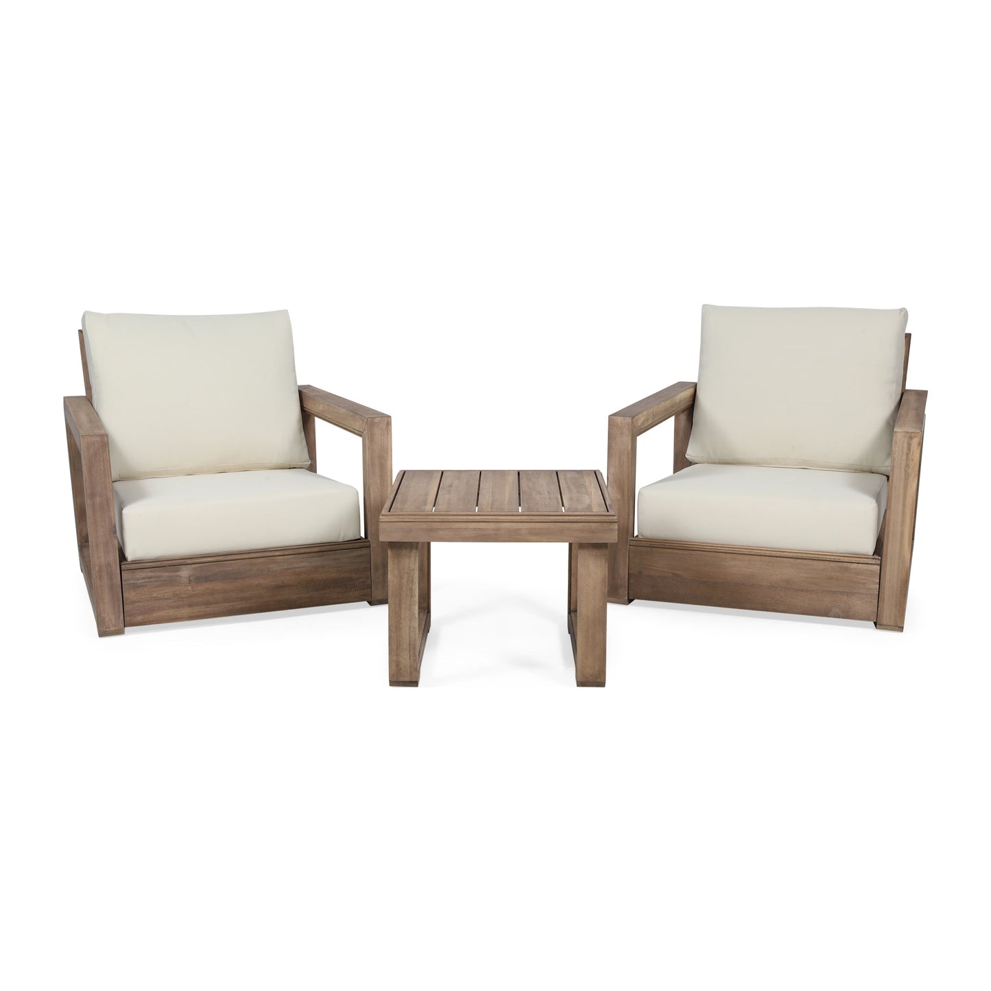 Ensemble de chat en bois d'acacia Westchester par Christopher Knight Home