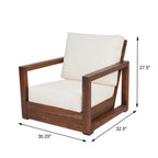Ensemble de chat en bois d'acacia Westchester par Christopher Knight Home