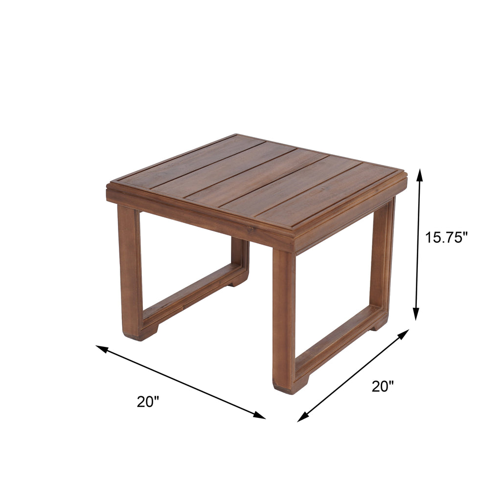 Ensemble de chat en bois d'acacia Westchester par Christopher Knight Home