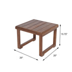 Ensemble de chat en bois d'acacia Westchester par Christopher Knight Home