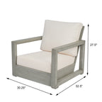 Ensemble de chat en bois d'acacia Westchester par Christopher Knight Home