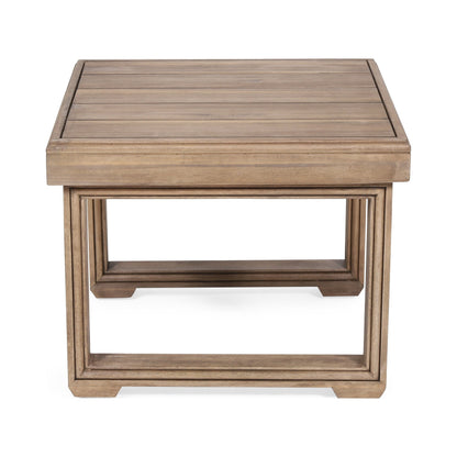 Ensemble de chat en bois d'acacia Westchester par Christopher Knight Home