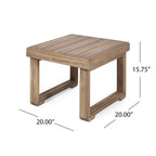 Ensemble de chat en bois d'acacia Westchester par Christopher Knight Home