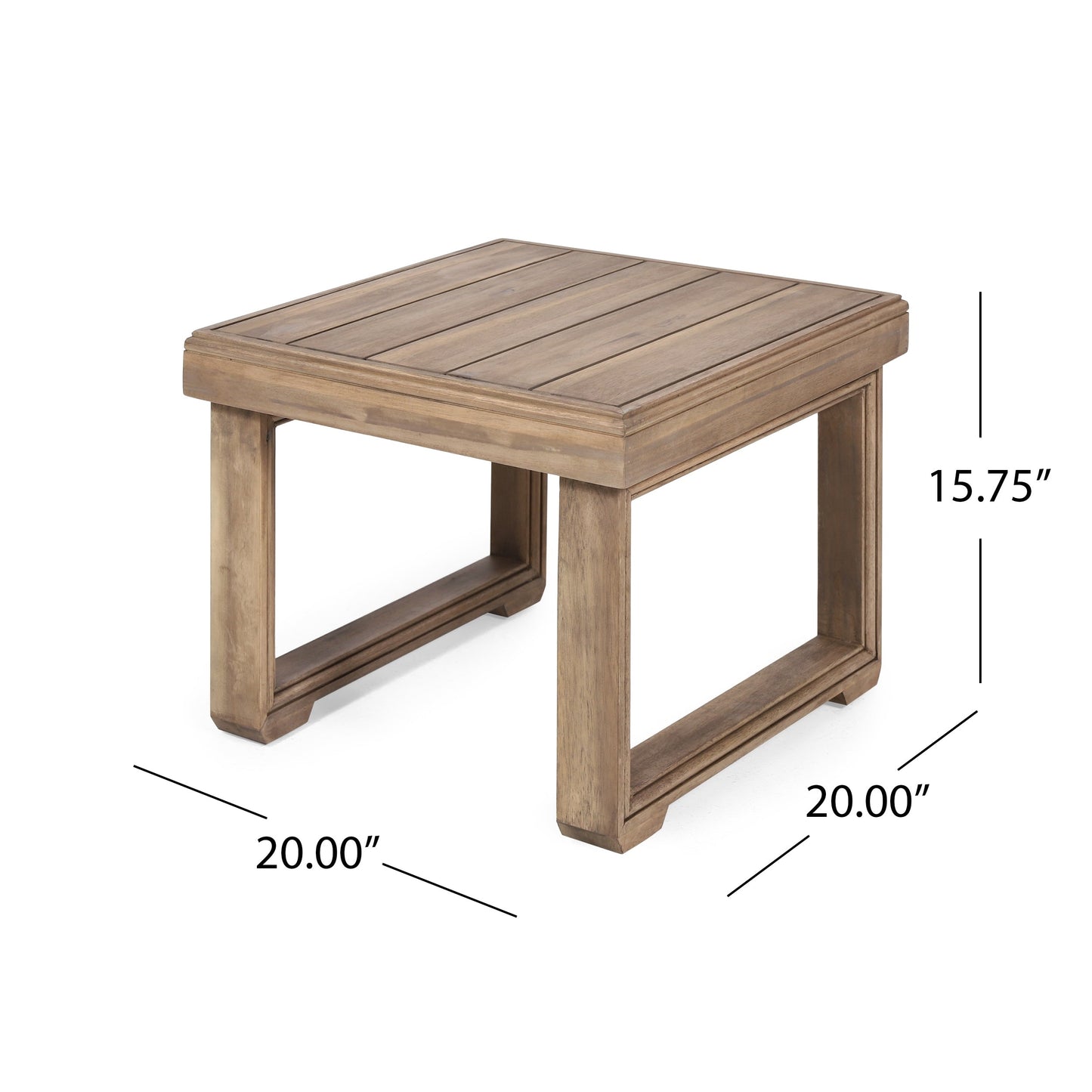 Ensemble de chat en bois d'acacia Westchester par Christopher Knight Home