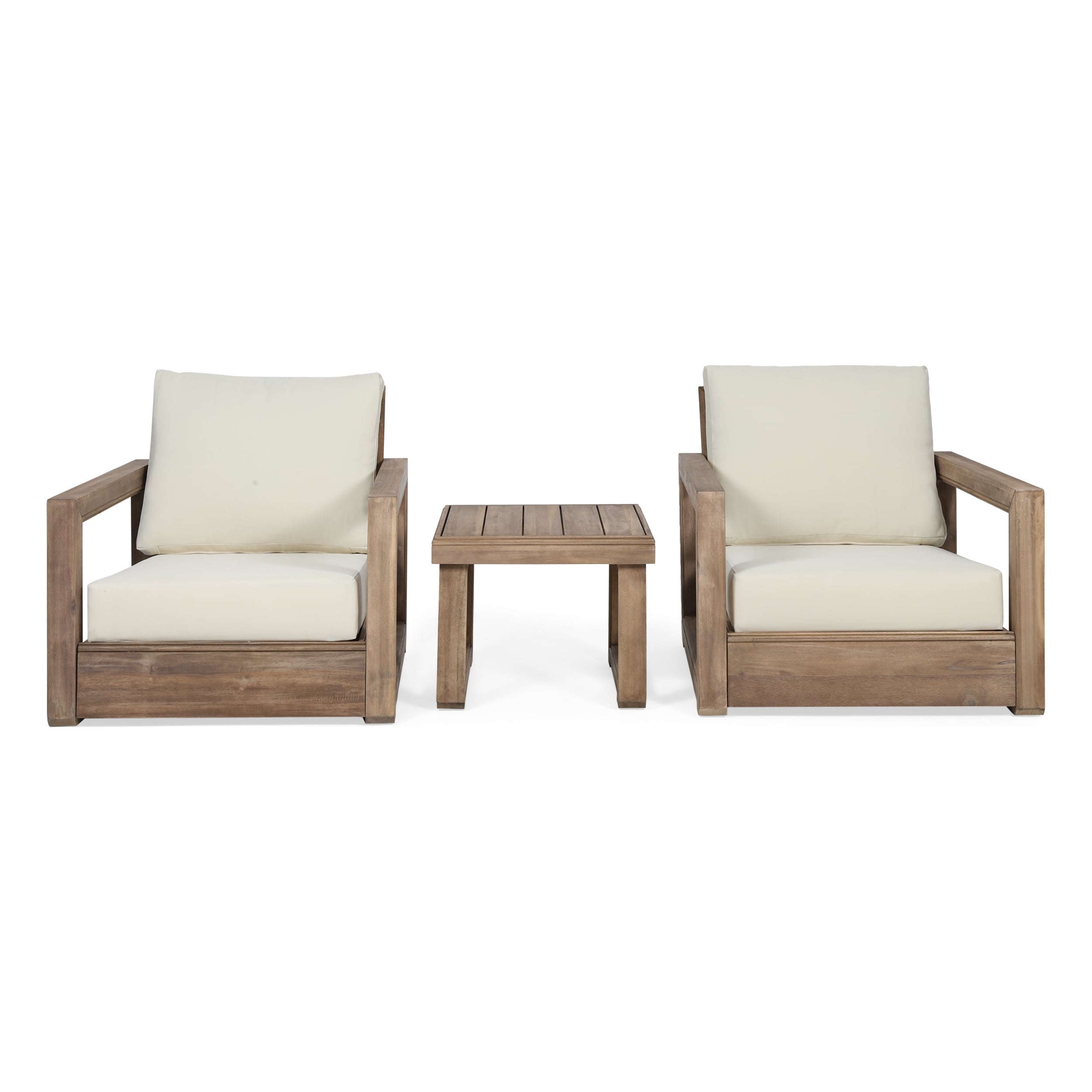 Ensemble de chat en bois d'acacia Westchester par Christopher Knight Home