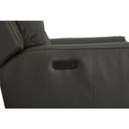 Fauteuil inclinable électrique en cuir Wicklow avec appui-tête électrique par Flexsteel