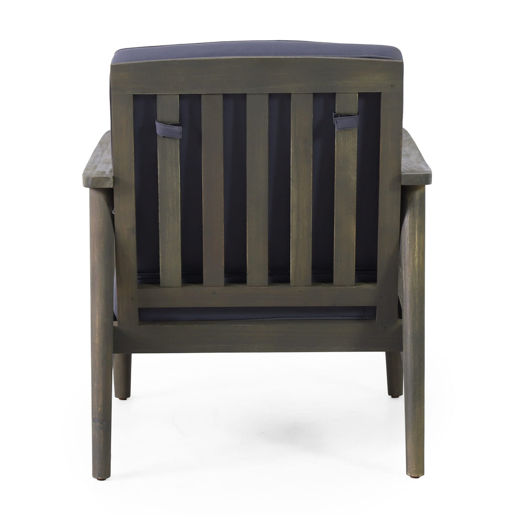 Salon de jardin Willowbrook en bois d'acacia 4 places par Christopher Knight Home
