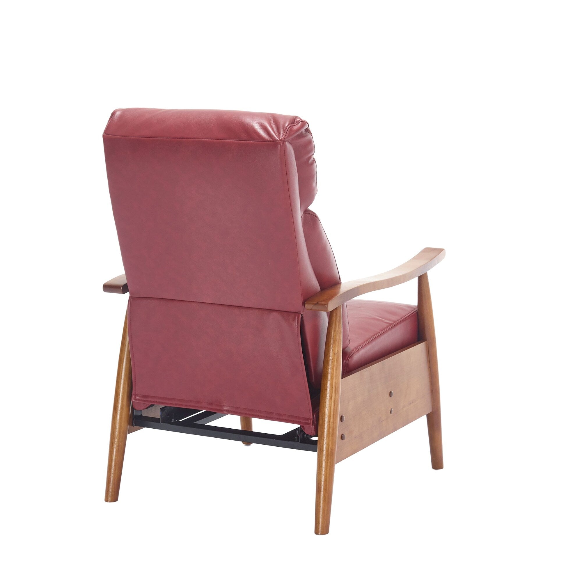 Chaise longue réglable rouge vin 26,38