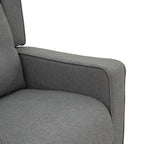 Fauteuil inclinable pivotant à oreilles Fauteuil de cinéma maison Fauteuil capitonné à boutons avec repose-pieds rétractable