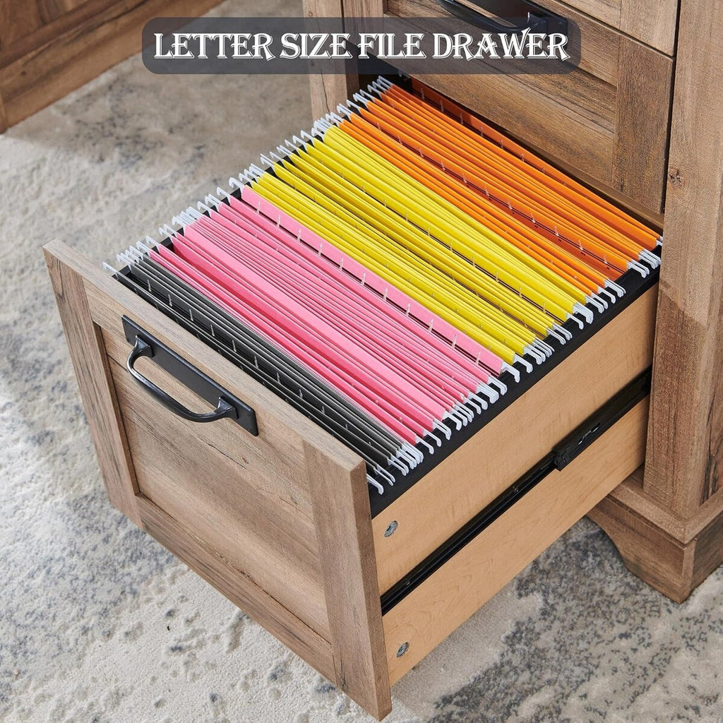 Bureau de direction Farmhouse 60, bureau en bois pour la maison, bureau d'ordinateur
