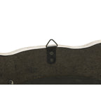 Miroir en bois avec cadre en forme de poisson - Bleu