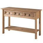 Console d'entrée en bois à 3 tiroirs Corona | Furniture Dash - N/A