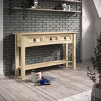 Console d'entrée en bois à 3 tiroirs Corona | Furniture Dash - N/A