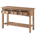 Console d'entrée en bois à 3 tiroirs Corona | Furniture Dash - N/A