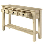 Console d'entrée en bois à 3 tiroirs Corona | Furniture Dash - N/A