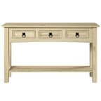 Console d'entrée en bois à 3 tiroirs Corona | Furniture Dash - N/A