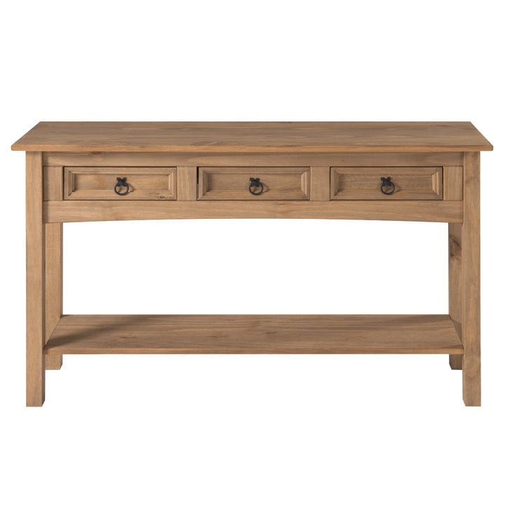 Console d'entrée en bois à 3 tiroirs Corona | Furniture Dash - N/A