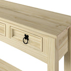 Console d'entrée en bois à 3 tiroirs Corona | Furniture Dash - N/A