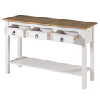 Console d'entrée en bois à 3 tiroirs Corona | Furniture Dash - N/A