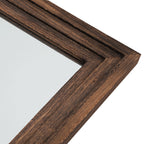 Miroir mural en bois de style échelle - 64 x 21
