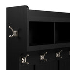 Woodland 40W Wall Mounted Coat Rack with Shelf by Bush Furniture