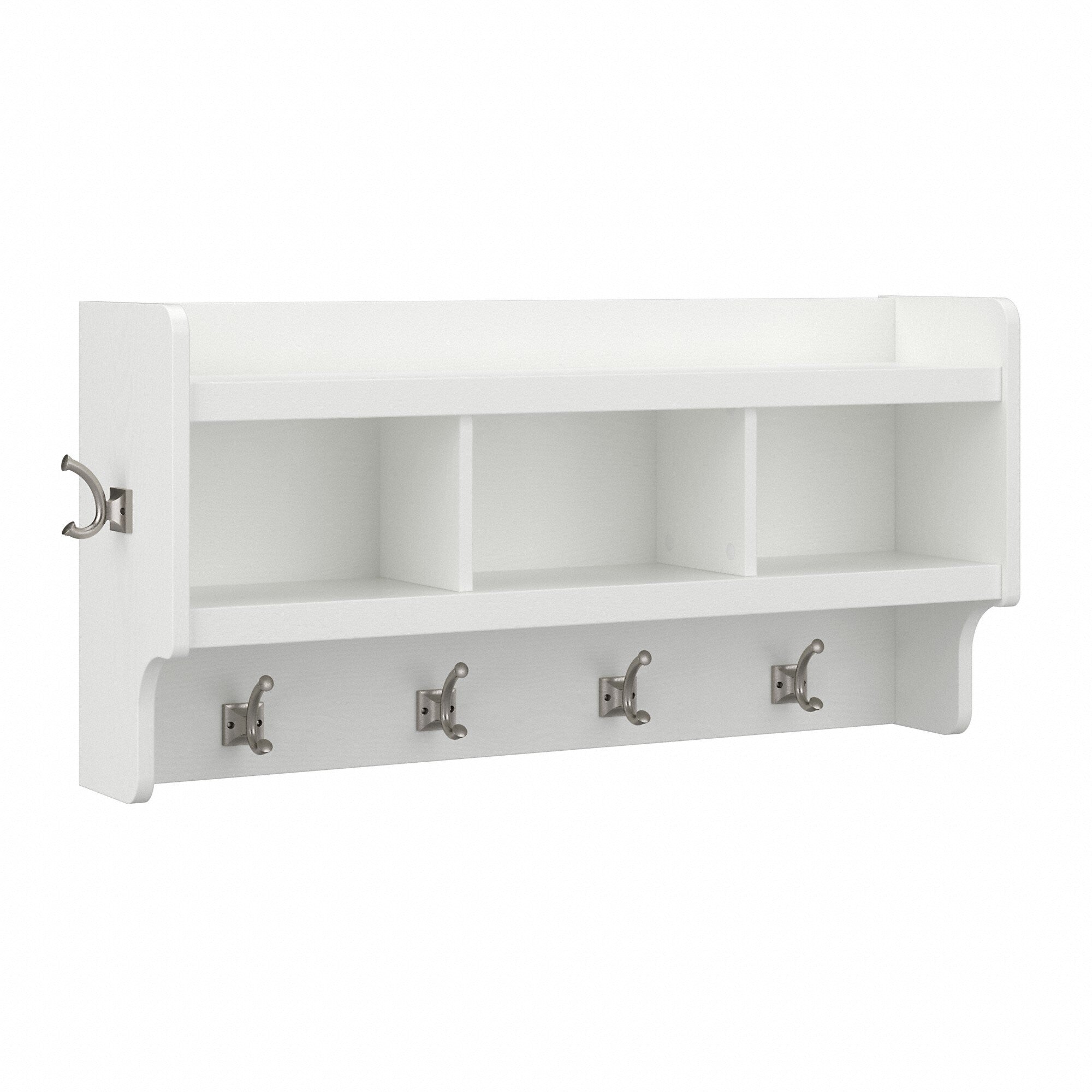 Porte-manteau mural Woodland 40 W avec étagère par Bush Furniture