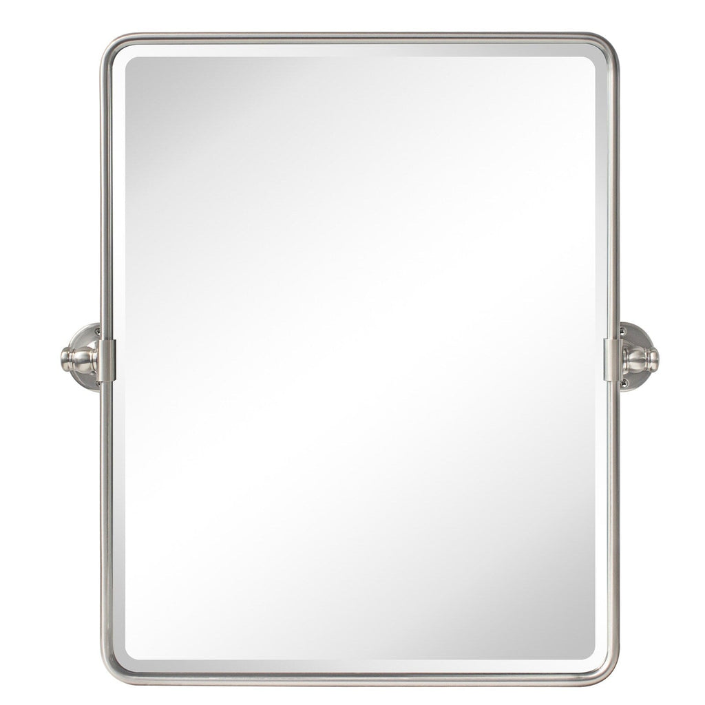 Miroirs muraux verticaux rectangulaires en métal TEHOME Woodvale