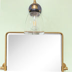 Miroirs muraux verticaux rectangulaires en métal TEHOME Woodvale